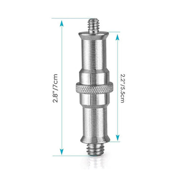 1/4 to 3/8 inch Metal Male Convertor Threaded Screw Adapter Spigot - Arahan Photo